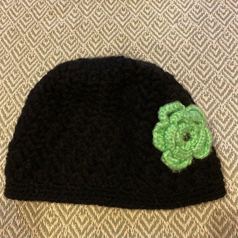 ⭐️ Crochet Flower Beanie Hat